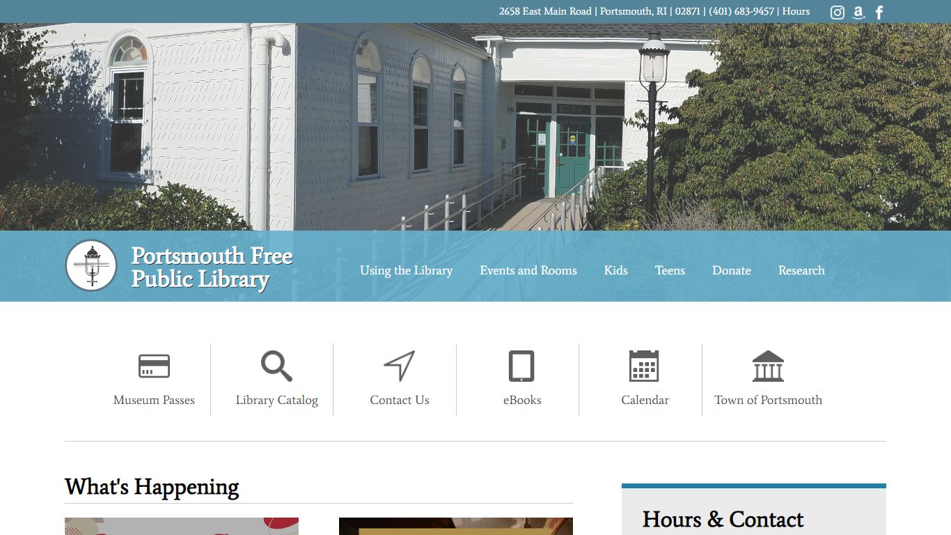Home | Portsmouth Free Public Library